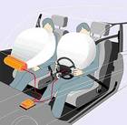 Car air bag diagram