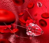 Artist's impression of medical nanorobots