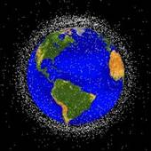 Space debris in low Earth orbit